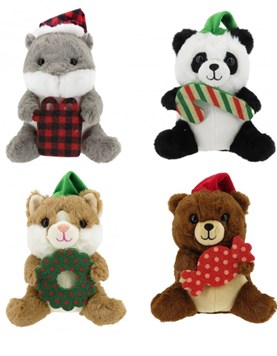 Peluche de animales navideños 7'.Woody toys