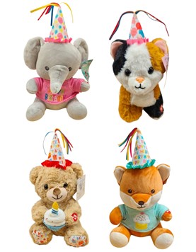 animales 8.5' con bonetes woody toys