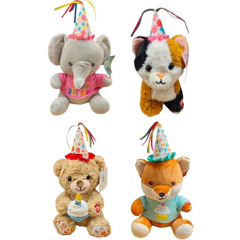 animales 8.5' con bonetes woody toys