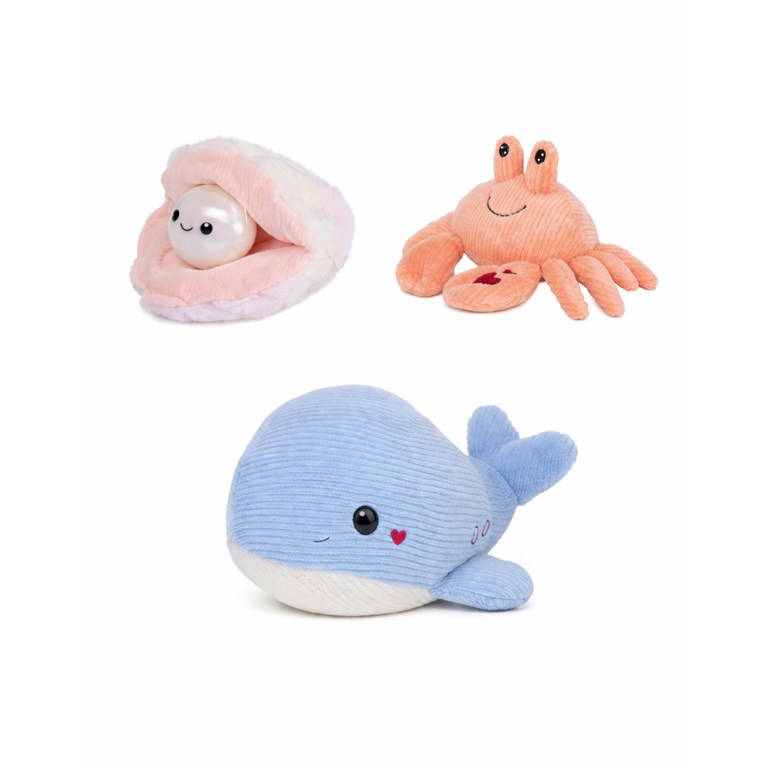 PELUCHE ANIMALITOS DE MAR. WOODY TOYS