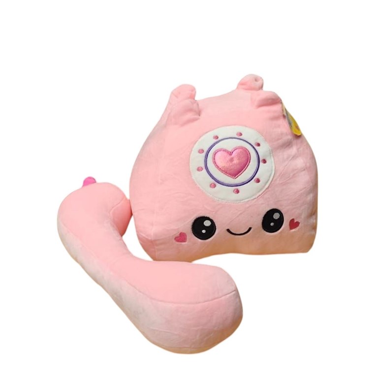 peluche telefono 15' rosa woody toys