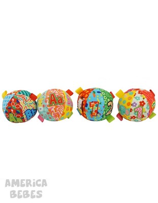 SONAJERO PELOTA 4 PULGADAS  WOODY TOYS