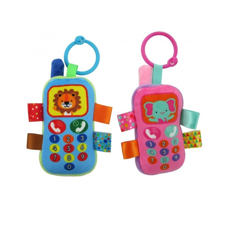 SONAJERO CELULAR ANIMALITOS. WOODY TOYS