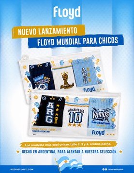 PACK X3 MEDIAS MORLEY ESTAMPA ARGENTINA. FLOYD