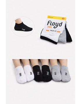 PACK X 3 LISO PARA NENE. COLORES SURTIDOS: BLANCO GRIS Y NEGRO. FLOYD