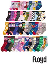 Media termica algodon y lycra con toalla diseños surtidos.Floyd