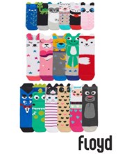 Media de algodon y lycra diseños 3d surtidos.Floyd