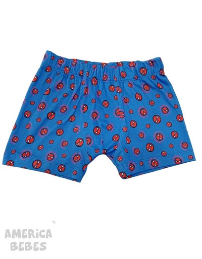BOXER PARA NIÑO CON ELASTICO ESTAMPADO SPIDERMAN DISNEY