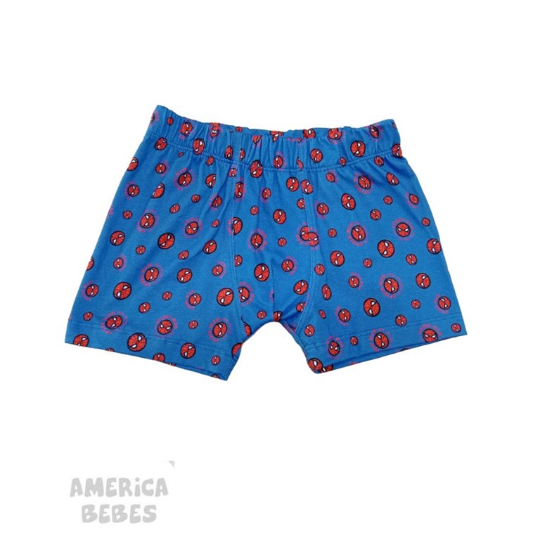 BOXER PARA NIÑO CON ELASTICO ESTAMPADO SPIDERMAN DISNEY