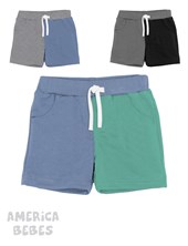 BERMUDA PARA BEBE RUSTICO COMBINADO GEPETTO