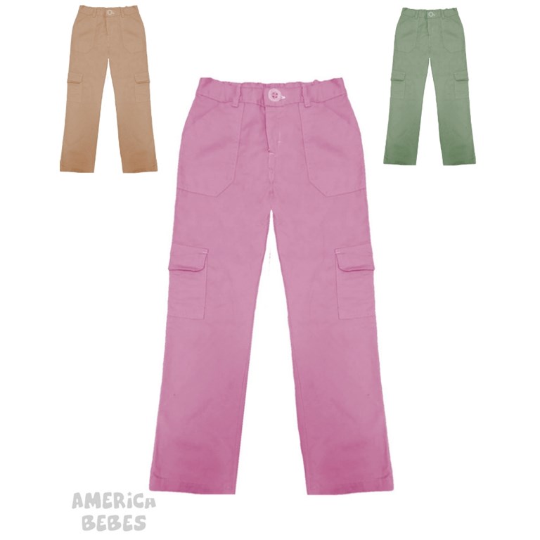 PANTALON NENA JEAN CARGO COLOR GEPETTO