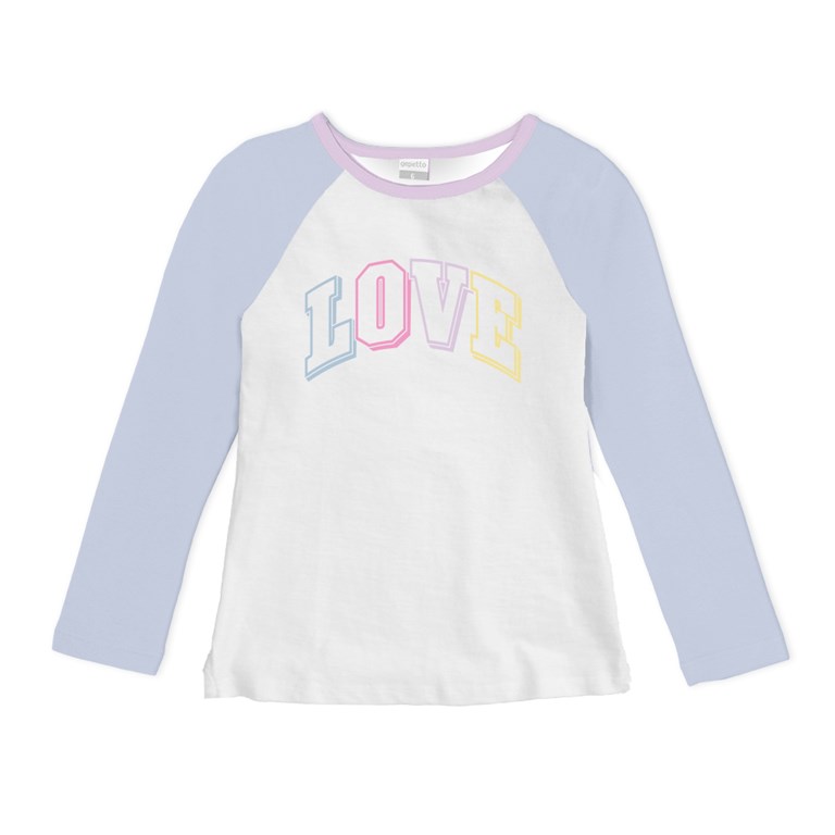 REMERA MANGA LARGA RANGLAN CON ESTAMPA LOVE GEPETTO