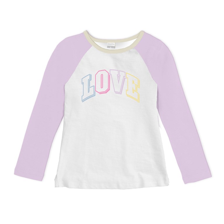 REMERA MANGA LARGA RANGLAN CON ESTAMPA LOVE GEPETTO