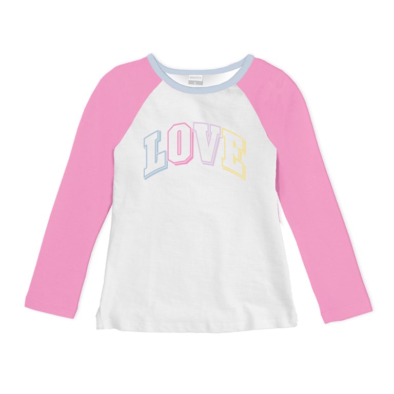 REMERA MANGA LARGA RANGLAN CON ESTAMPA LOVE GEPETTO