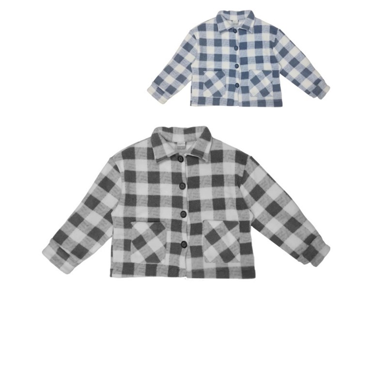 CAMISA OVERSIZE JR NENA MICROPOLAR ESTAMPADA. GEPETTO