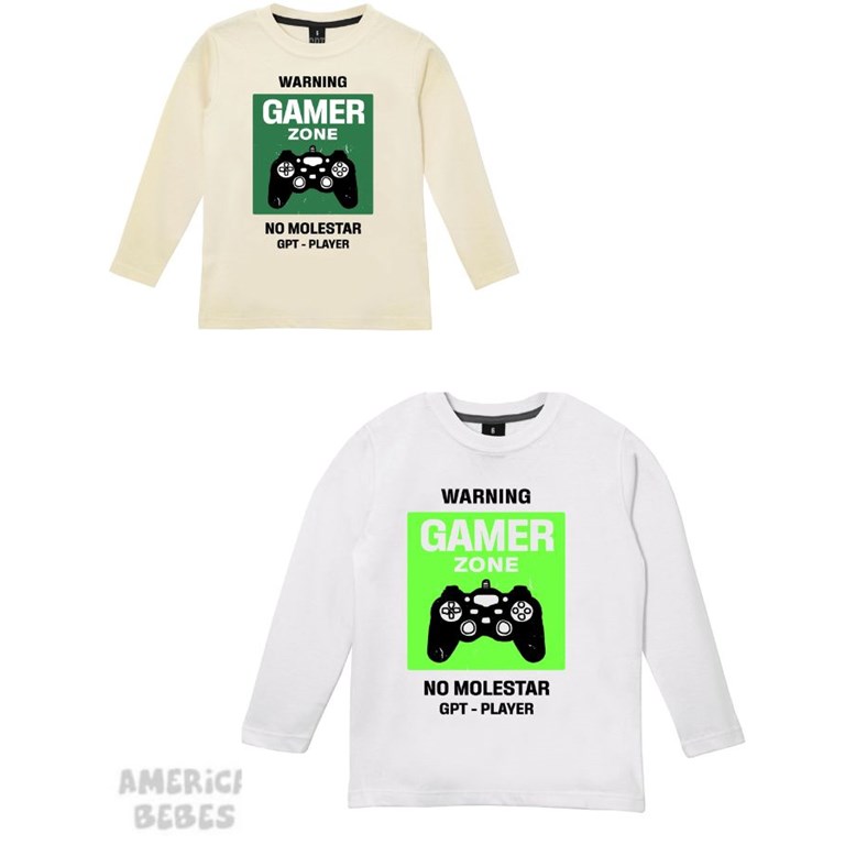 REMERA MANGA LARGA NENE CON ESTAMPA GEPETTO