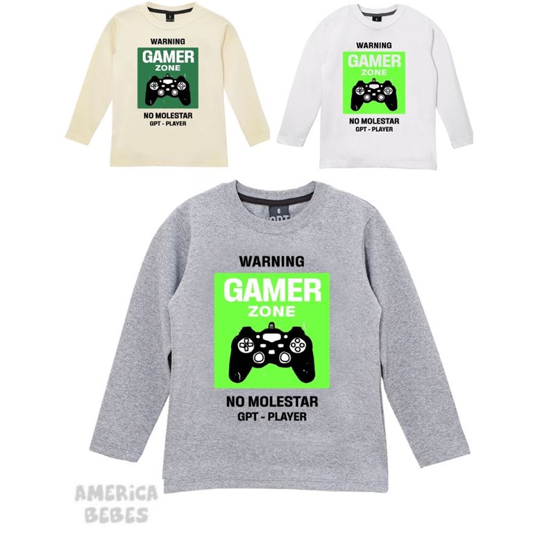 REMERA MANGA LARGA NENE CON ESTAMPA GEPETTO