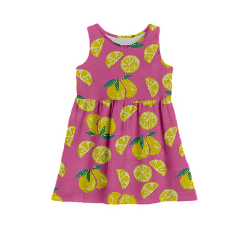 Vestido beba estampado 'limones' Gepetto