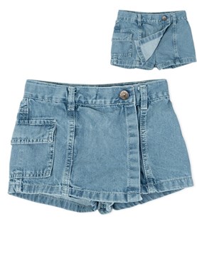 Short jean nena c/bolsillo lateral Gepetto