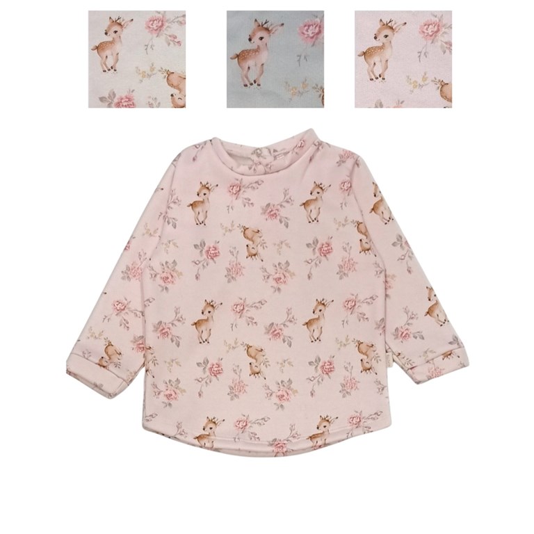 Buzo beba frisa estampado 'bambi' . Gepetto
