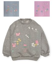 Buzo beba frisa oversize estampa full frente y manga 'cute' . Gepetto
