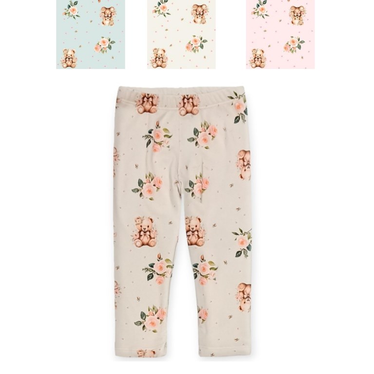 legging de beba termico microfrisado estampa ositos gepetto