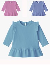 remera manga larga beba estampada con volados gepetto