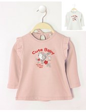 Remera manga larga de beba estampada gepetto