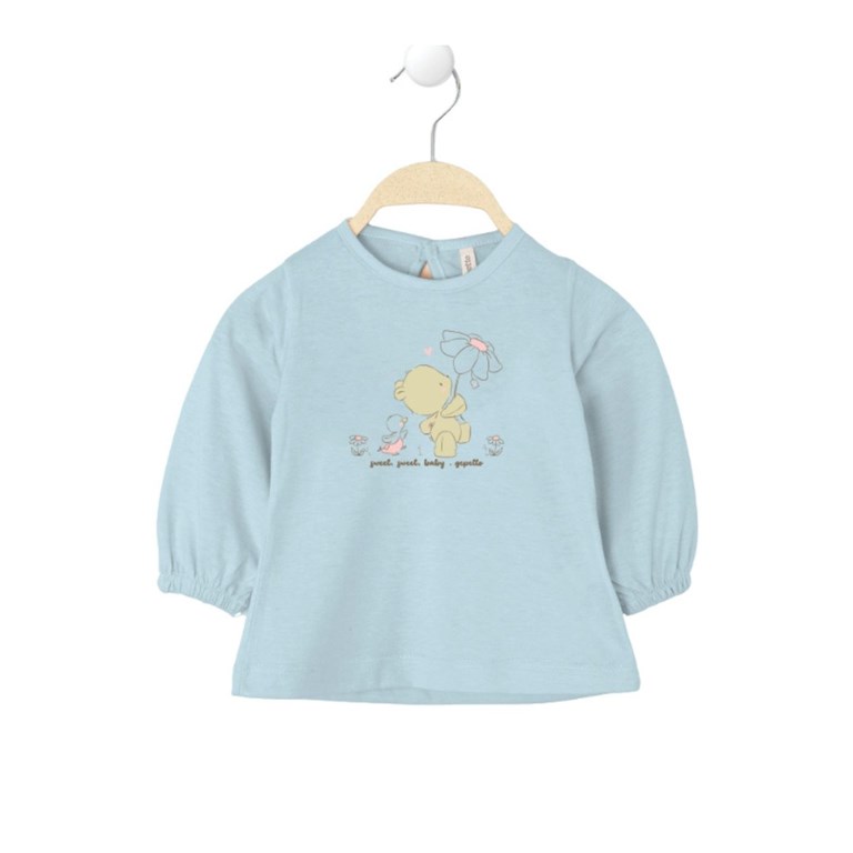 Remera manga larga para beba estampada gepetto