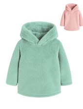 BUZO PARA BEBA DE PIEL CON CAPUCHA. GEPETTO