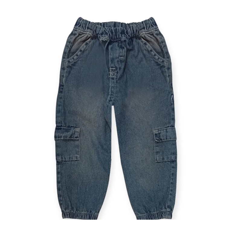 Jogger jean bebé cargo. Gepetto