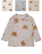 REMERA DE BEBE VARON ESTAMPADA OSO GEPETTO