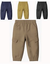 pantalon jogger para bebe de gabardina con tapas gepetto