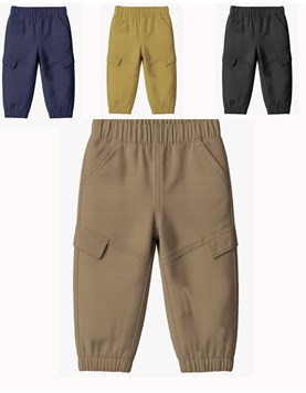 pantalon jogger para bebe de gabardina con tapas gepetto