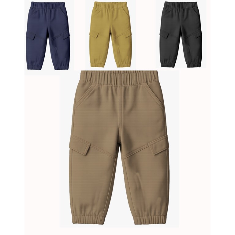 pantalon jogger para bebe de gabardina con tapas gepetto