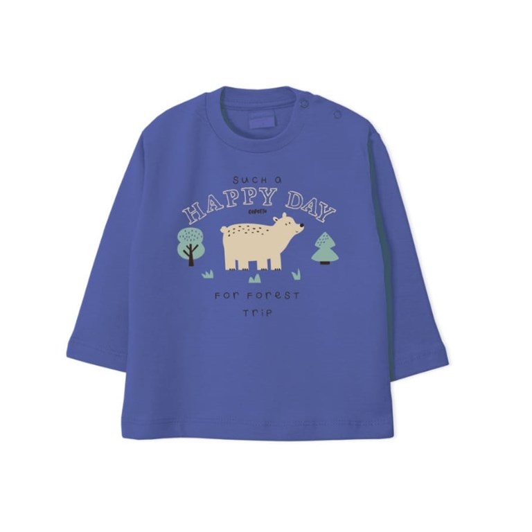 REMERA MANGA LARGA DE BEBE ESTAMPADA COLORES SURTIDOS GEPETTO