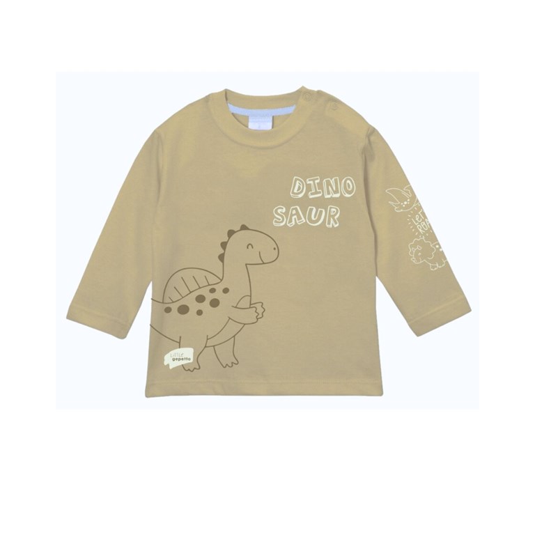 Remera bebe manga larga dinosaurios gepetto