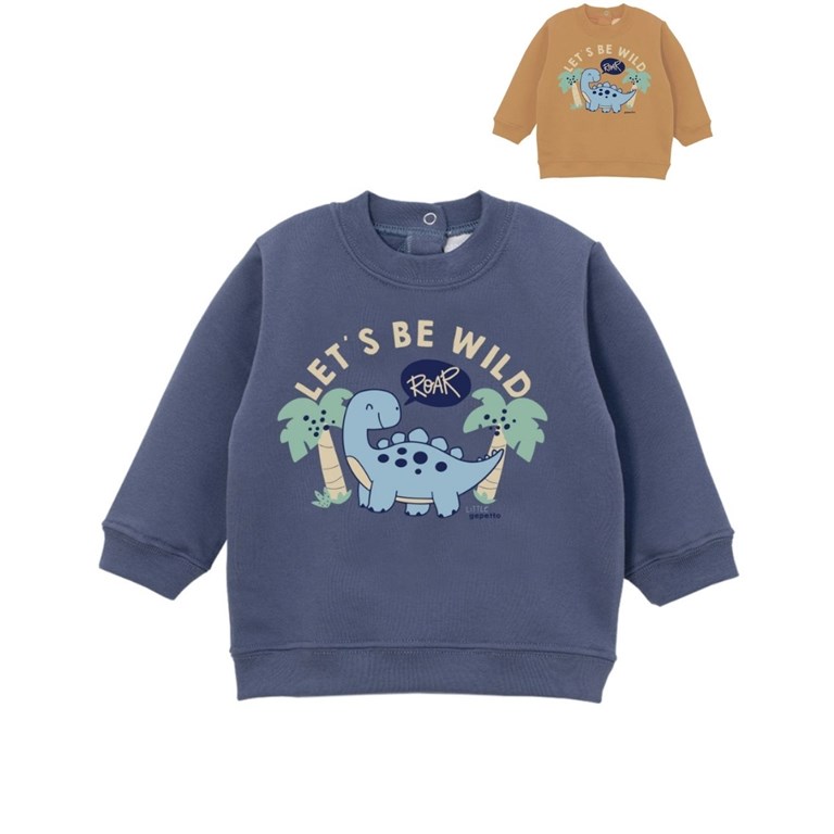 Buzo de bebe varon con frisa estampada gepetto