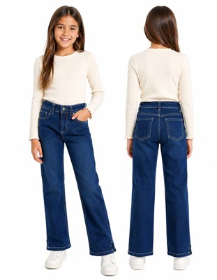 Jean jr nena comfort con tajo lateral . Gepetto