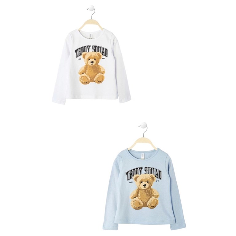 REMERA NENS CON ESTAMPA TEDDY SQUAD GEPETTO