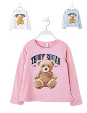 REMERA NENS CON ESTAMPA TEDDY SQUAD GEPETTO