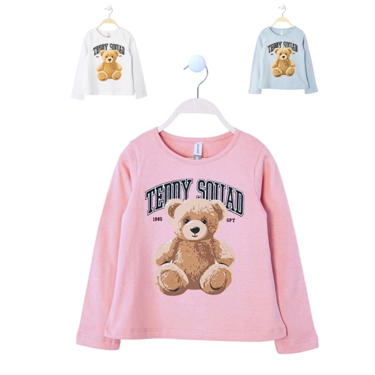 REMERA NENS CON ESTAMPA TEDDY SQUAD GEPETTO