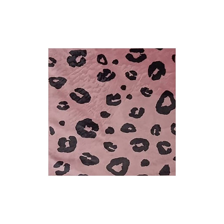 BUZO NENA DE PLUSH ELASTIZADO CON CAPUCHA ESTAMPADO 'ANIMAL PRINT'. GEPETTO