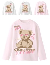 REMERA MANGA LARGA DE NENA ESTAMPADA GEPETTO