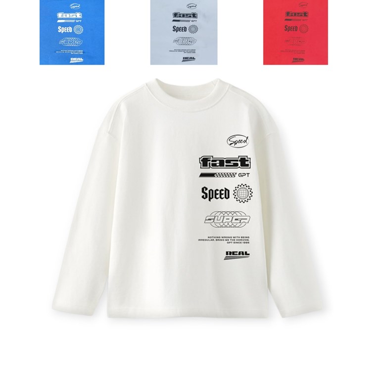 Remera manga larga de varin estampa speed gepetto