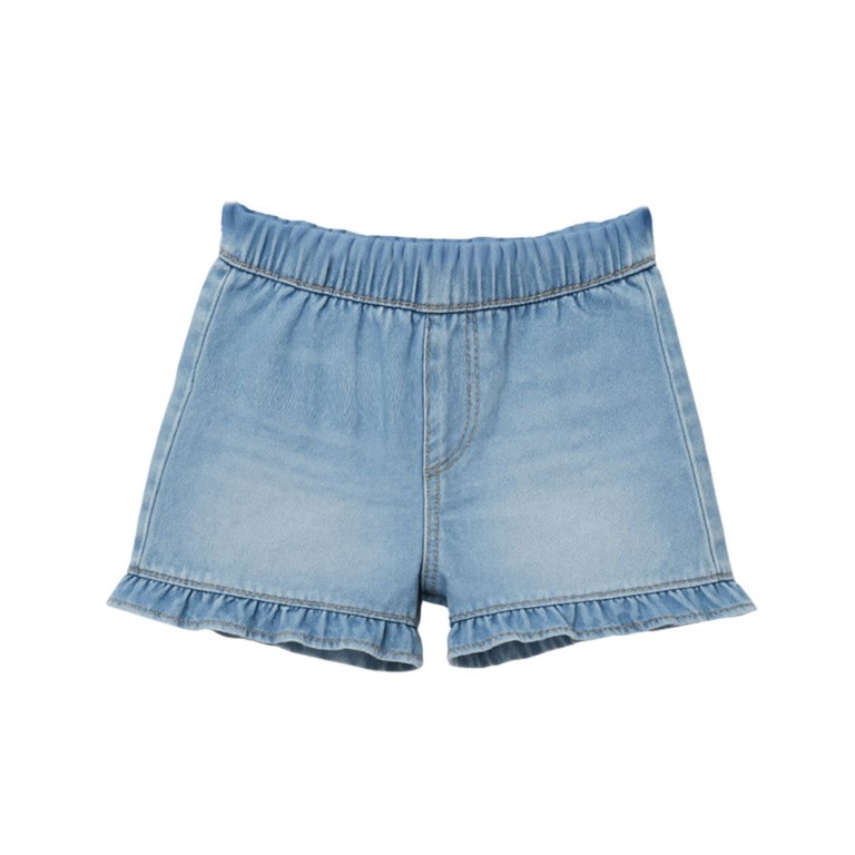 short beba jean con volados gepetto
