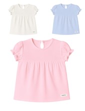 Remera beba con recorte y frunce gepetto