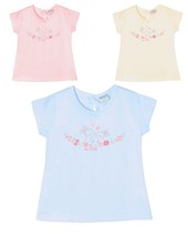remera beba con estampa conejitos gepetto