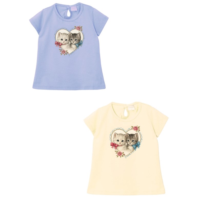 remera beba con estampa gatitos gepetto