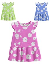 Vestido de beba estampado flores gepetto